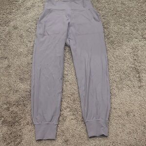 Lululemon Lilac High-Waist Jogger Leggings - size 4
